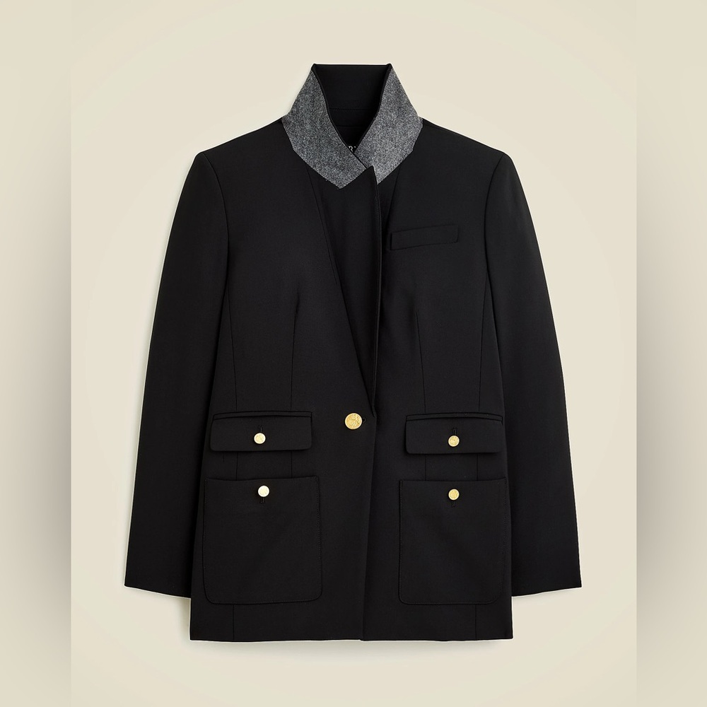 J.Crew Vivienne blazer in Italian bi-stretch wool blend CC421 - Picture 3 of 15
